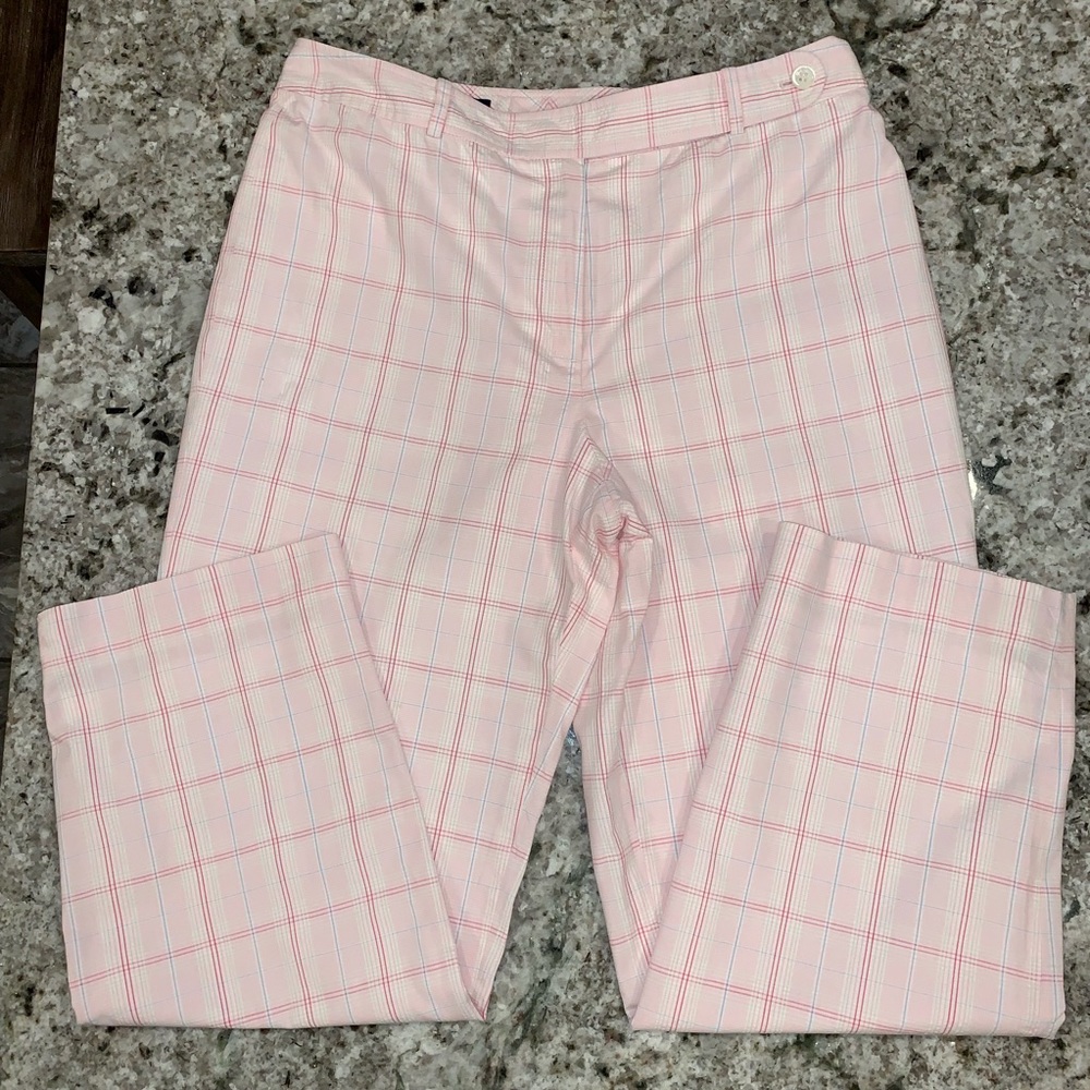 Brooks Brothers Pink Green Blue Cotton Pants
